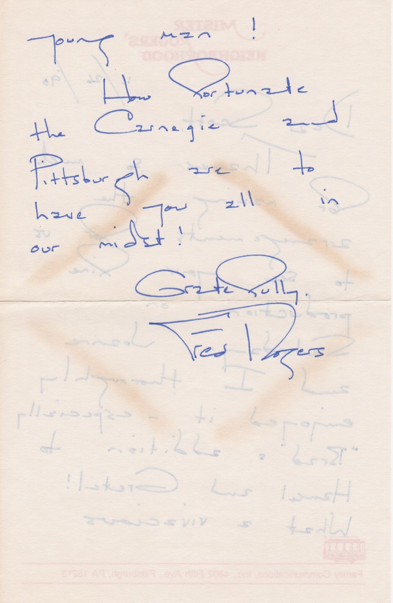 Mister Rogers note 2
