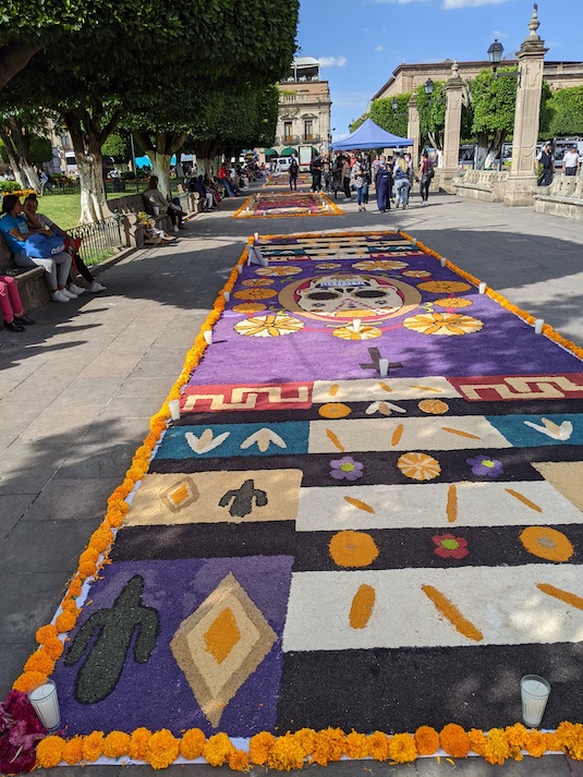 carpets of flowers