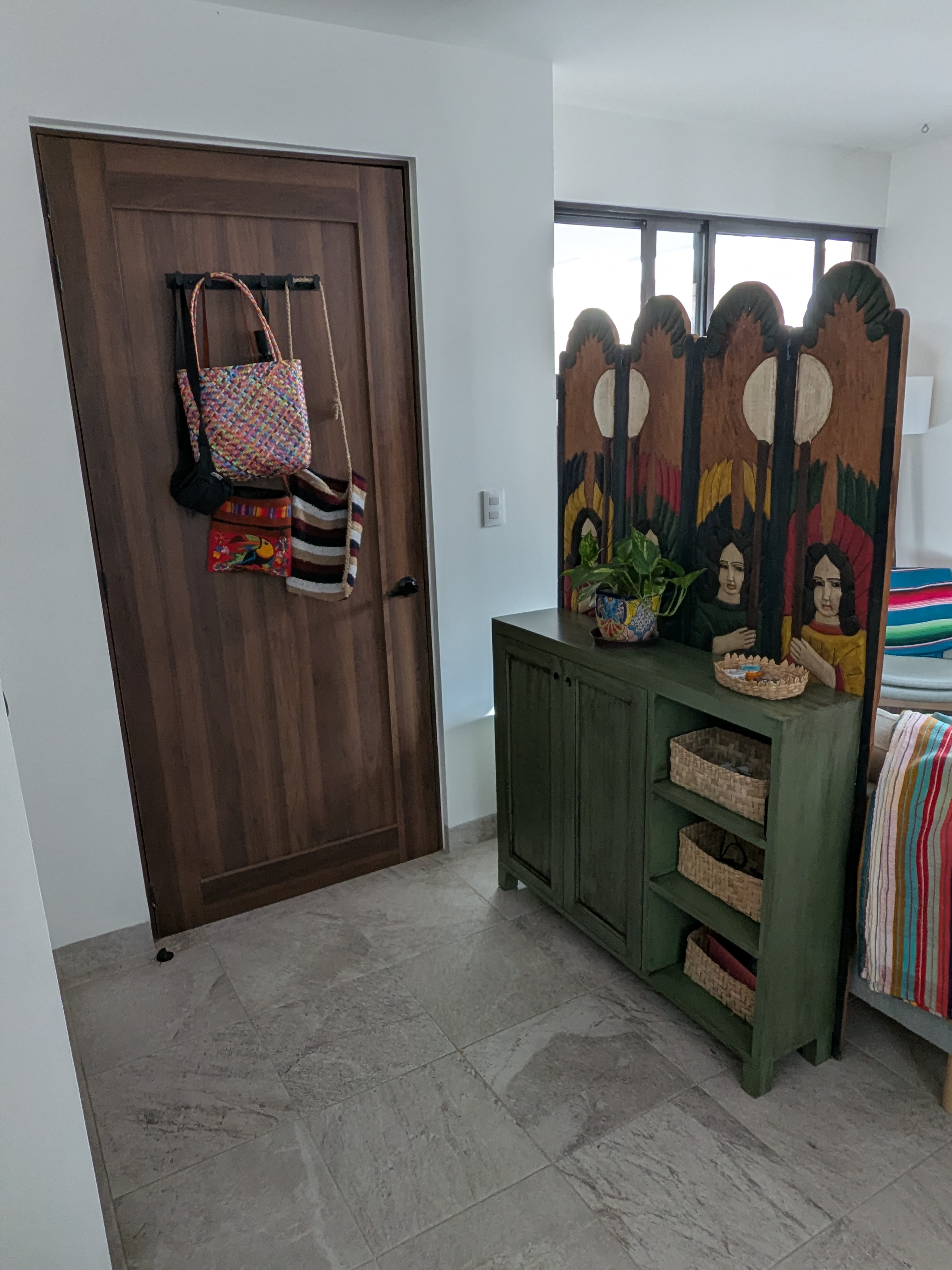 Cabinet in place